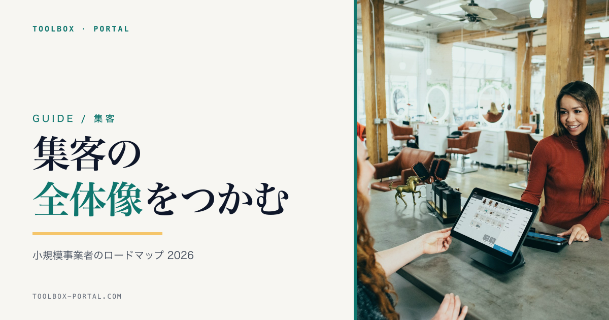 小規模事業者の集客ロードマップ 2026|Web集客の全体像